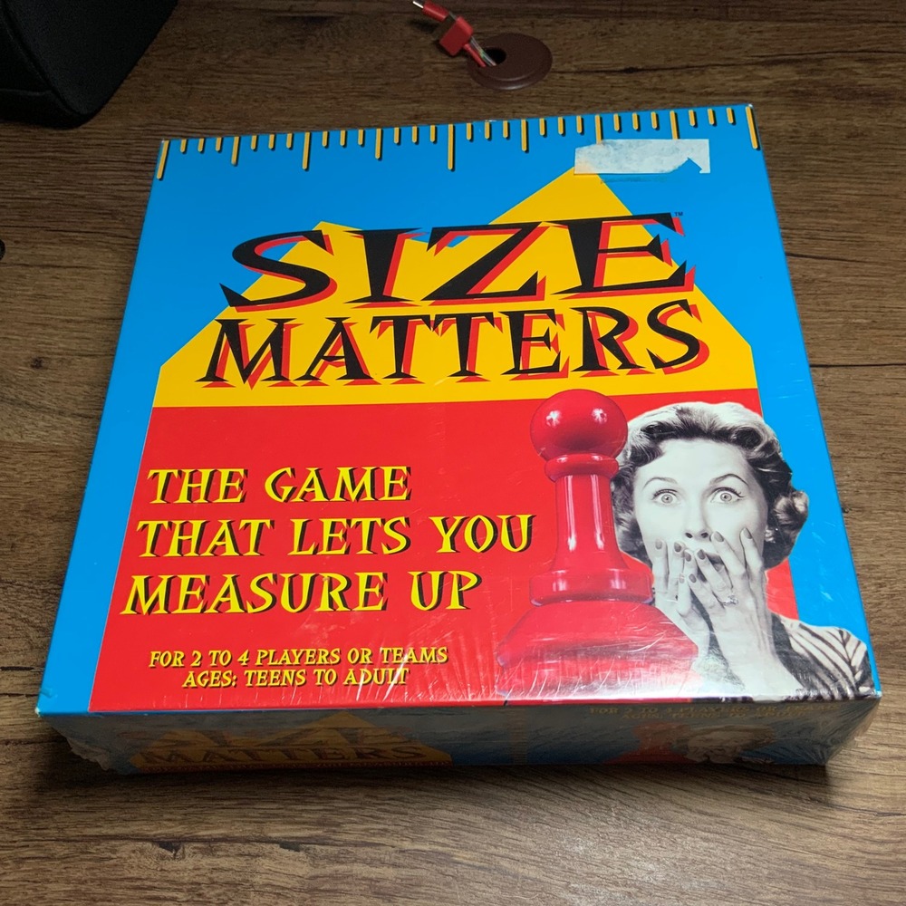Size Matters Board Game, Brand New